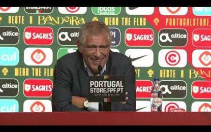 Vídeo: Fernando Santos assume que António Silva, Florentino, Pote, Trincão e Vitinha do SC Braga têm mostrado capacidade para a seleção