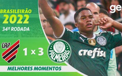 Vídeo: Endrick estreou-se a marcar pelo Palmeiras e Abel tem 9 dedos no título
