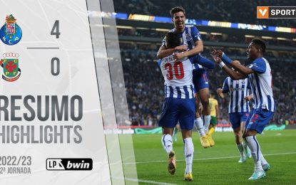 Highlights | Resumo: FC Porto 4-0 Paços de Ferreira (Liga 22/23 #12)