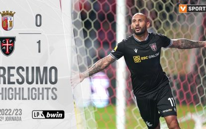 Highlights | Resumo: SC Braga 0-1 Casa Pia AC (Liga 22/23 #12)