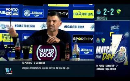 Vídeo: «O senhor Sousa, que está na SportTV a falar, tachista, tem de ter respeito…»