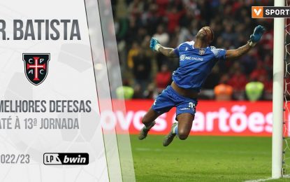 Ricardo Batista (Casa Pia): Melhores defesas até à 13.ª jornada (Liga 2022/23)