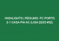 Highlights | Resumo: FC Porto 2-1 Casa Pia AC (Liga 22/23 #32)