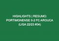 Highlights | Resumo: Portimonense 0-2 FC Arouca (Liga 22/23 #34)