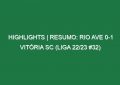 Highlights | Resumo: Rio Ave 0-1 Vitória SC (Liga 22/23 #32)