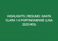 Highlights | Resumo: Santa Clara 1-0 Portimonense (Liga 22/23 #33)