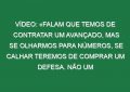 Vídeo: «Falam que temos de contratar um avançado, mas se olharmos para números, se calhar teremos de comprar um defesa. Não um guarda-redes porque temos o melhor do mundo»