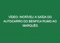 Vídeo: Incrível! A saída do autocarro do Benfica rumo ao Marquês