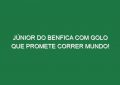 Júnior Do Benfica Com Golo Que Promete Correr Mundo!