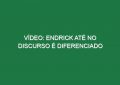 Vídeo: Endrick até no discurso é diferenciado