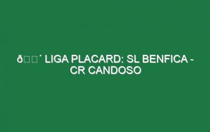 🔴 LIGA PLACARD: SL BENFICA – CR CANDOSO