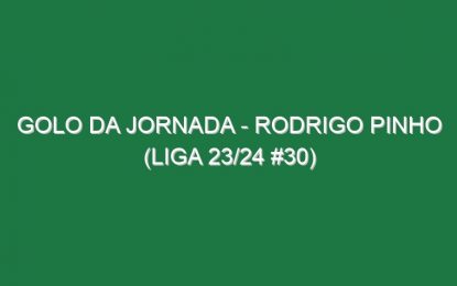 Golo da jornada – Rodrigo Pinho (Liga 23/24 #30)
