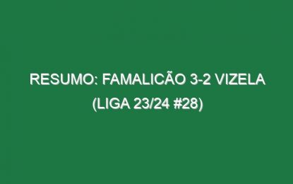 Resumo: Famalicão 3-2 Vizela (Liga 23/24 #28)