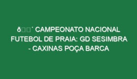 🔴 CAMPEONATO NACIONAL FUTEBOL DE PRAIA: GD SESIMBRA – CAXINAS POÇA BARCA