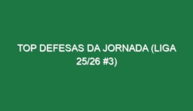 Top Defesas da jornada (Liga 25/26 #3)
