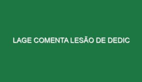 Lage comenta lesão de Dedic