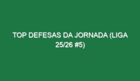 Top Defesas da jornada (Liga 25/26 #5)