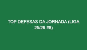 Top Defesas da jornada (Liga 25/26 #8)